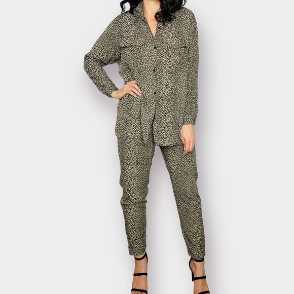 Vintage 90’s Lisa & Scott leopard matching set - Picture 5 of 8